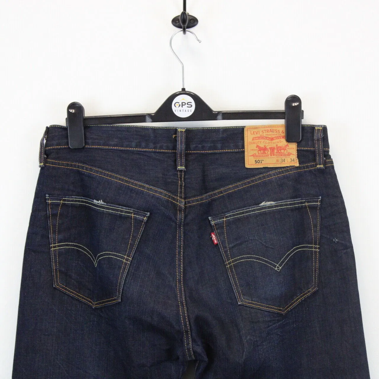 LEVIS 501 Jeans Dark Blue | W34 L34