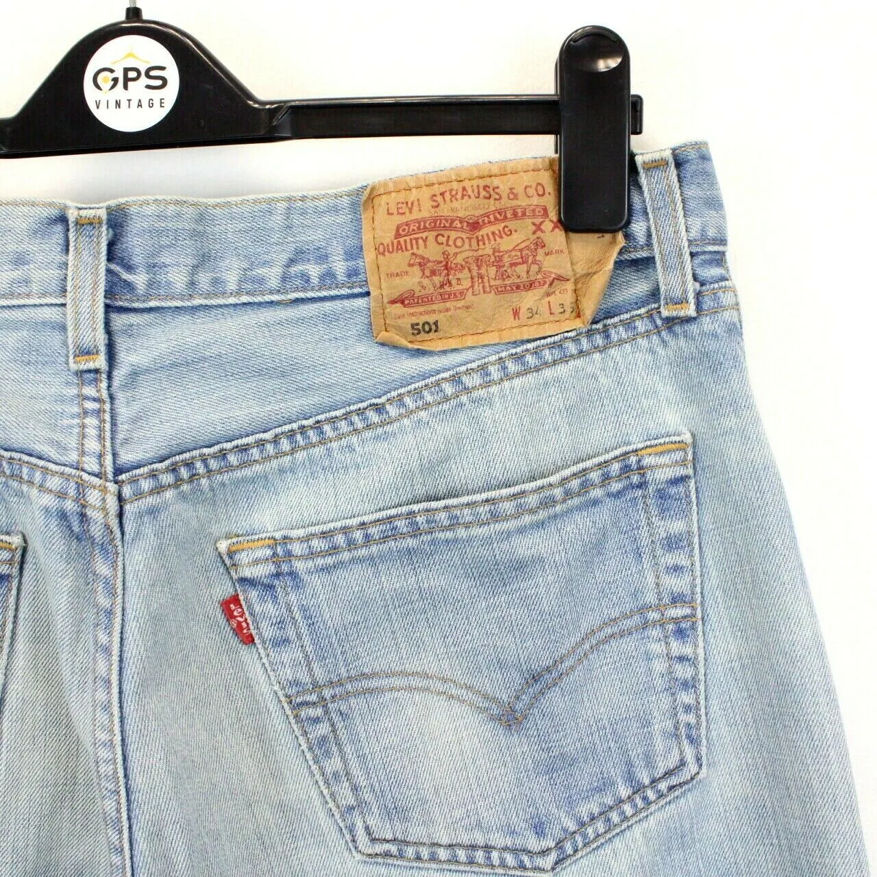 LEVIS 501 Jeans Light Blue | W34 L36