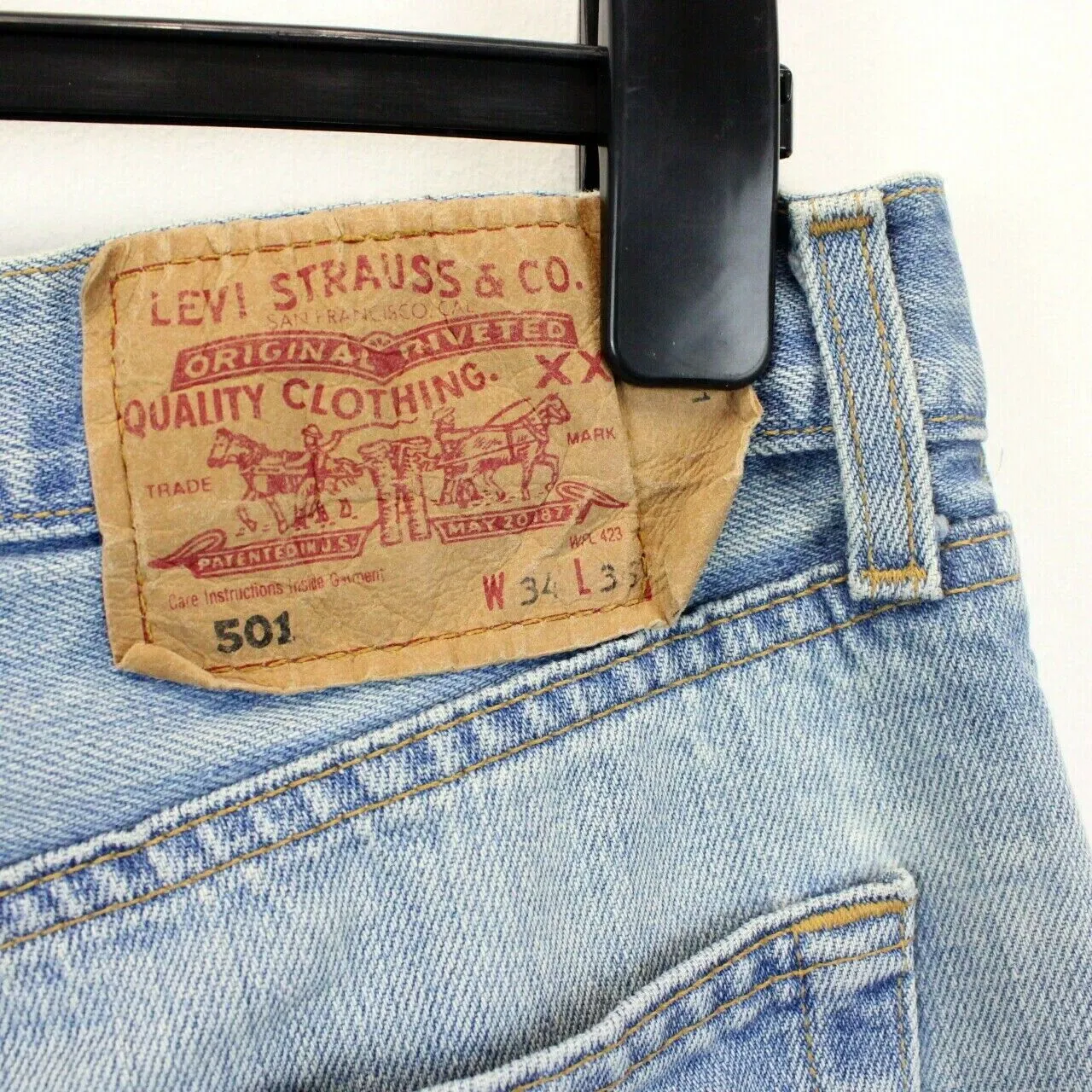 LEVIS 501 Jeans Light Blue | W34 L36