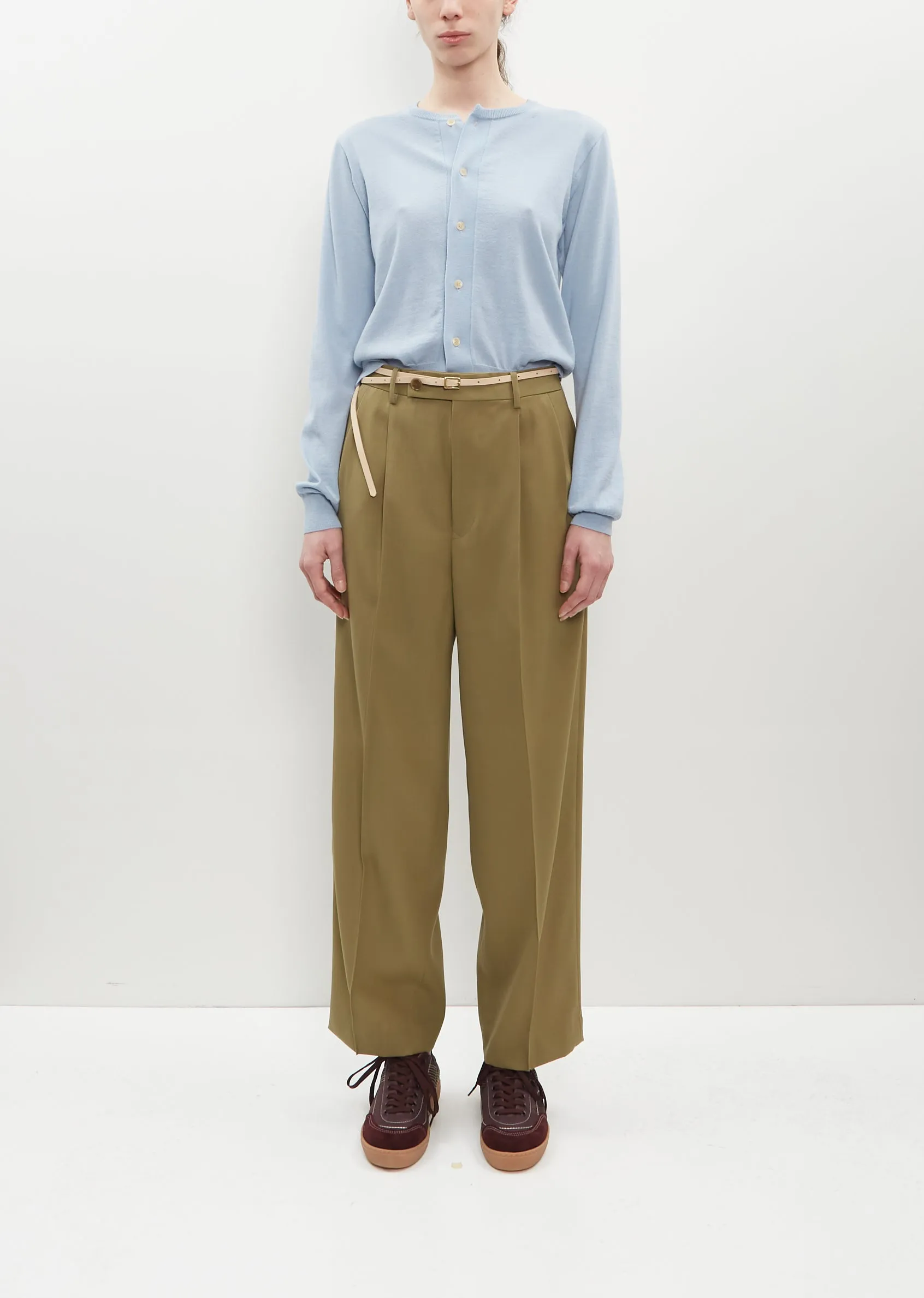 Light Wool Max Gabardine Slacks