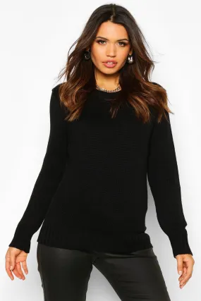 Maternity Crew Neck Sweater