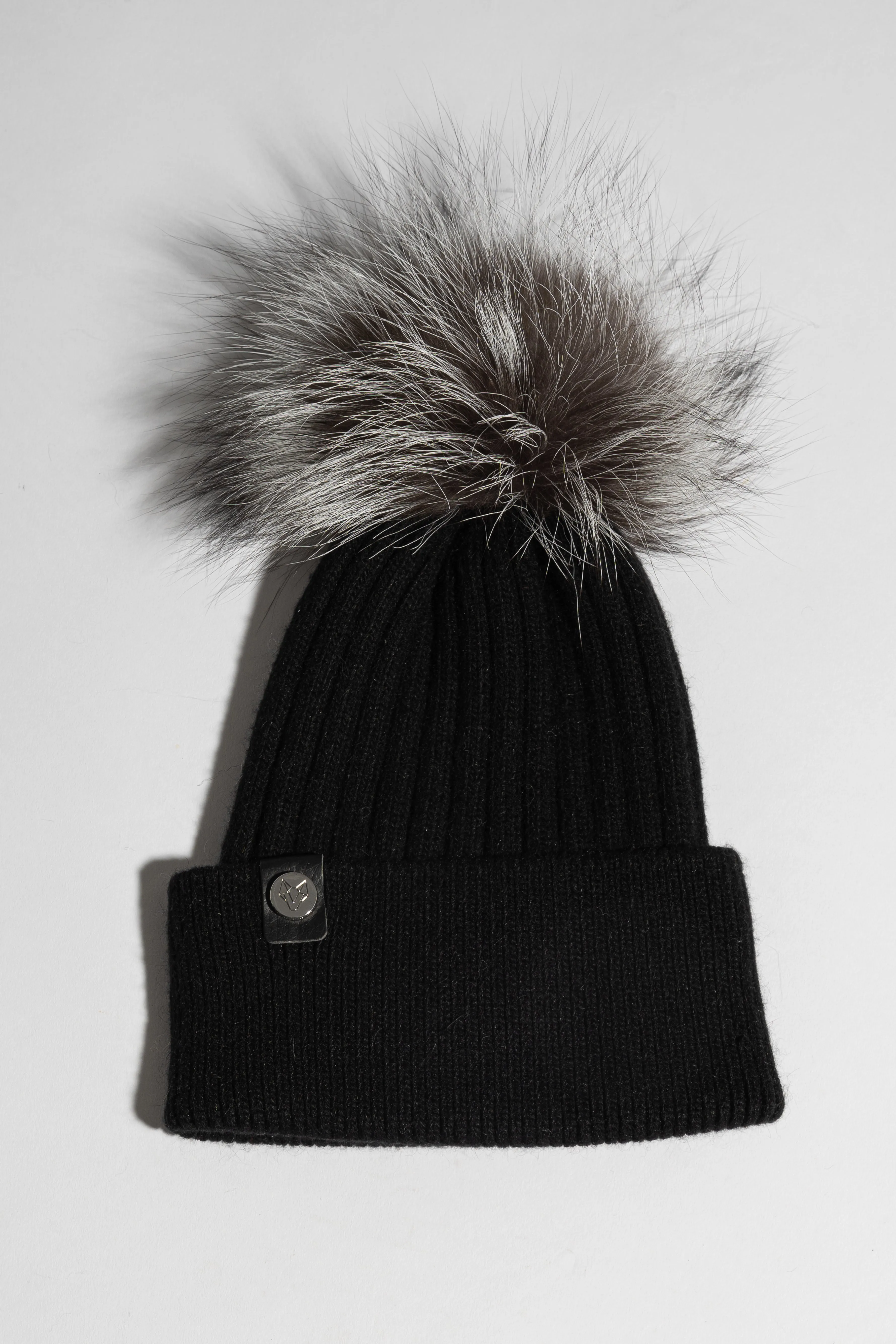 Mens Harley Pom Pom Hat - Black