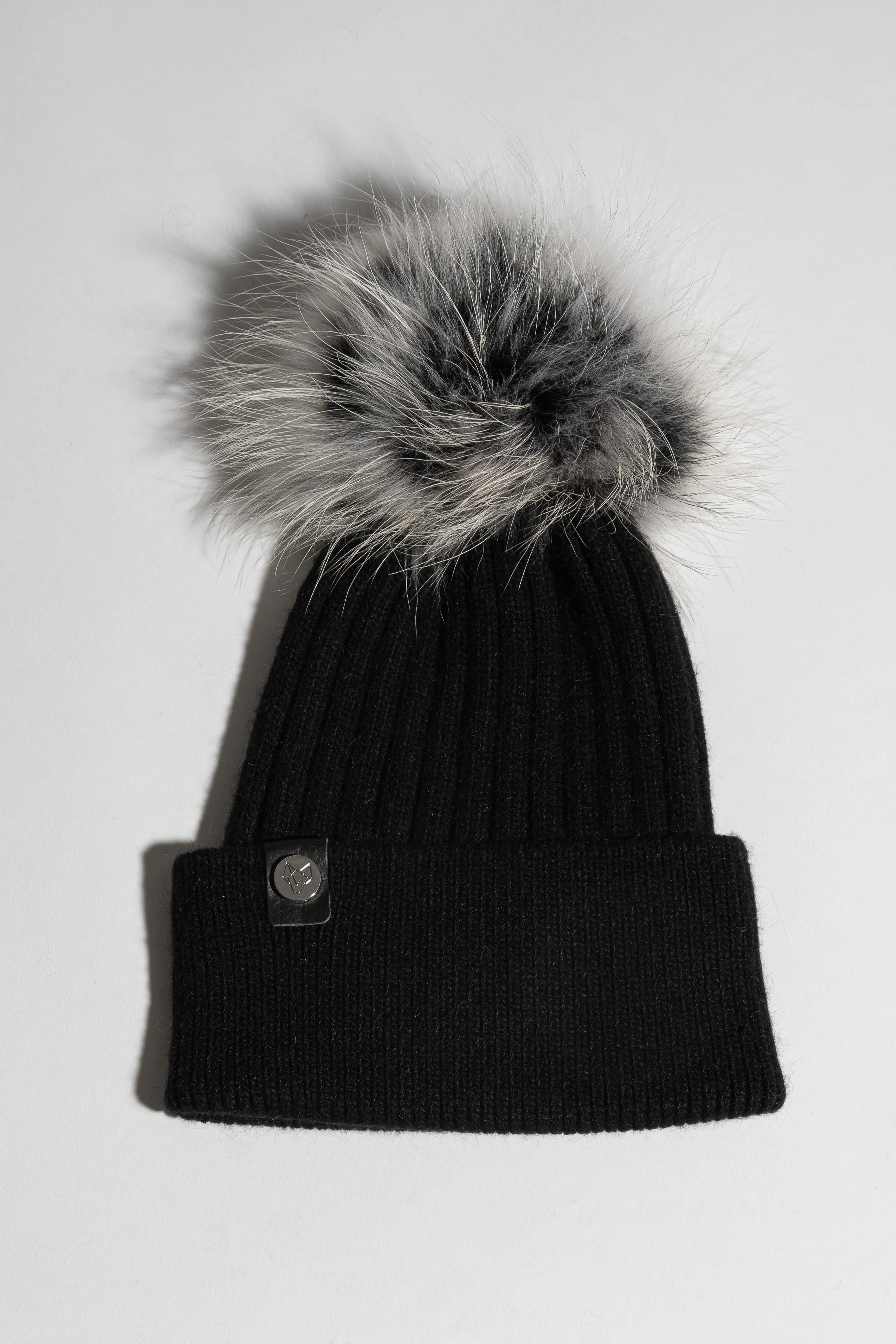 Mens Harley Pom Pom Hat - Black