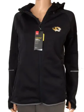 Missouri Tigers Under Armour Storm1 Womens Black Full Zip Hooded Jacket (S)