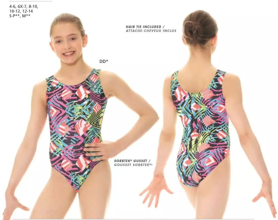 Mondor 27848 Child 4-6 Disco Mix Ls  Gym Leotard