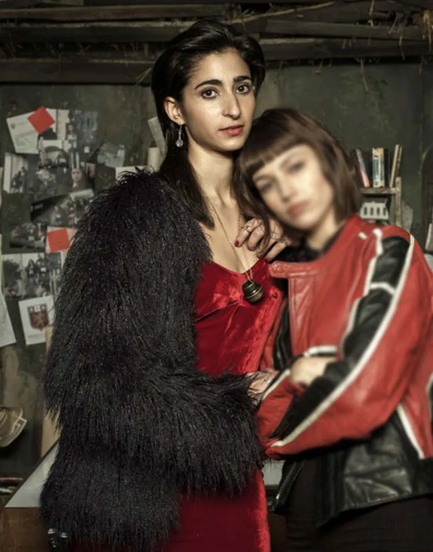 Money Heist Nairobi Fur Jacket | Alba Flores Black Fur Jacket | 45% OFF!