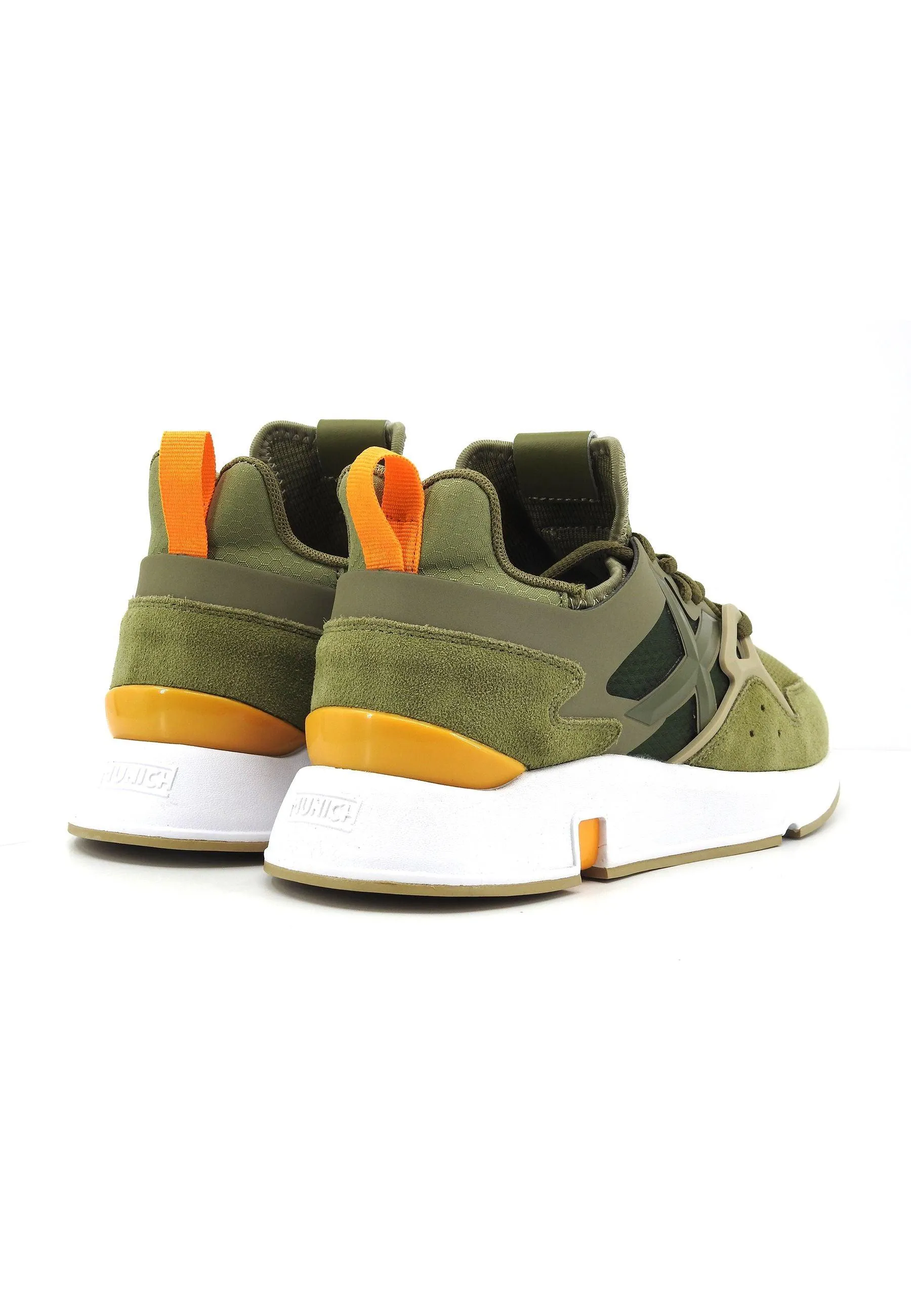 MUNICH Click 66 Sneaker Uomo Verde Militare 4172066