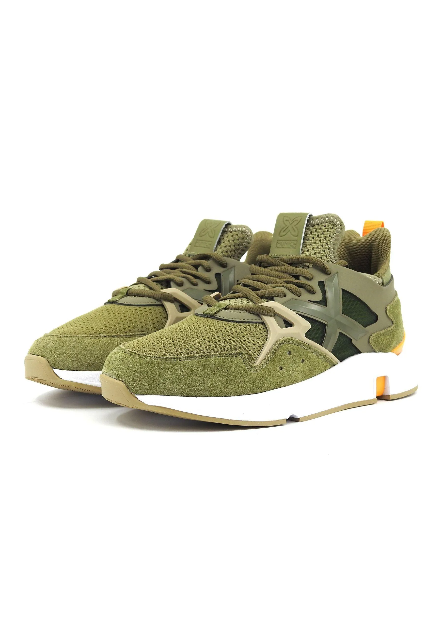 MUNICH Click 66 Sneaker Uomo Verde Militare 4172066