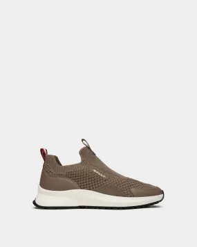 Outline Sneaker In Taupe Knit