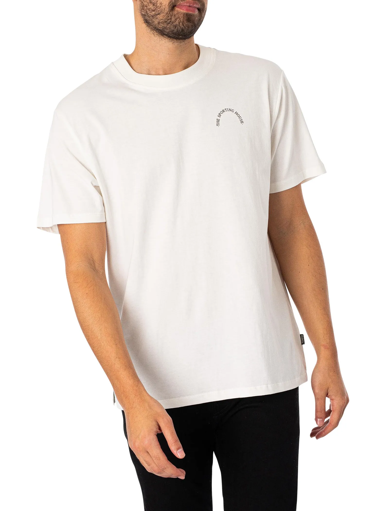 Pompeii Sporting House Graphic T-Shirt - White