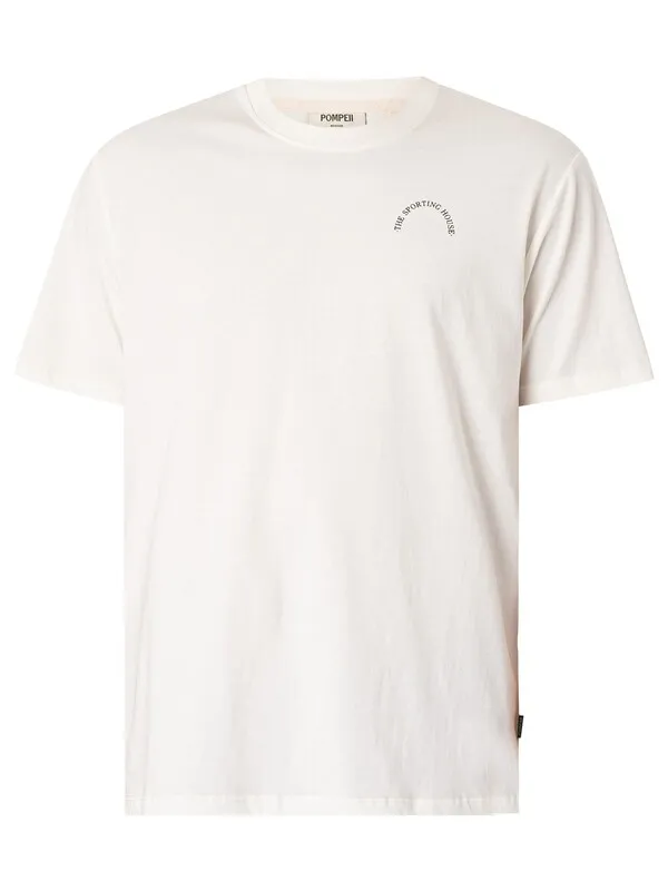 Pompeii Sporting House Graphic T-Shirt - White