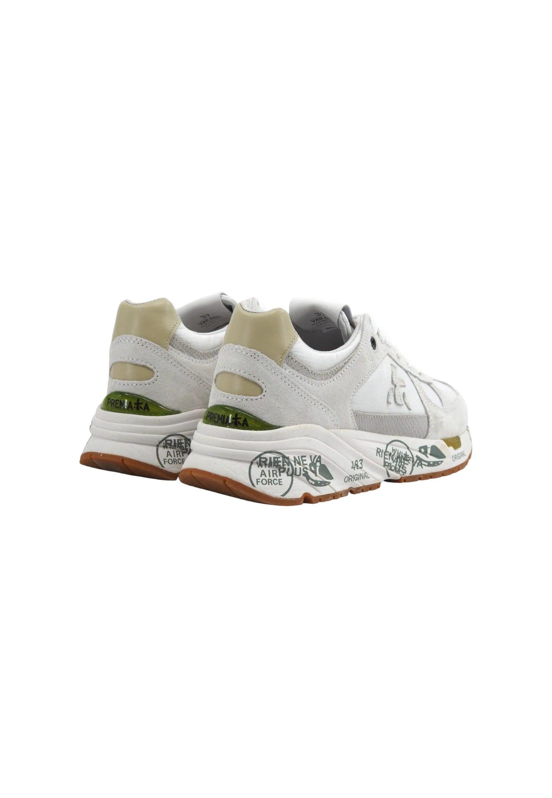 PREMIATA Sneaker Donna White Light Grey MASED-5661