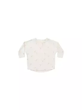 Quincy Mae - Ivory Ducks Long Sleeve Tee