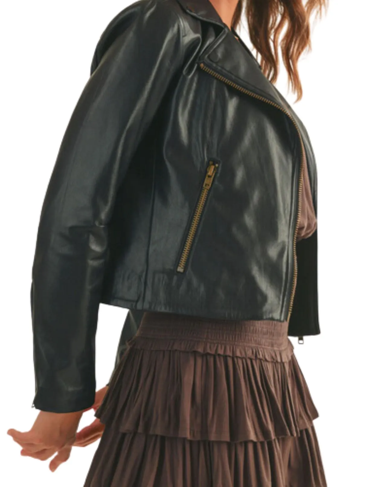 Reset by Jane Moto Jacket in Black