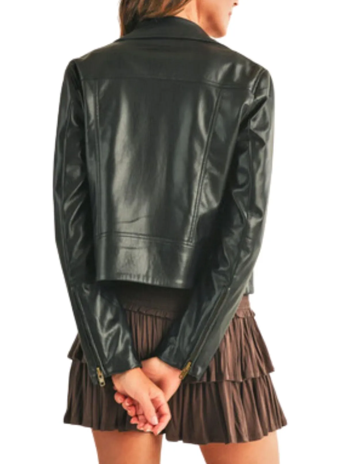 Reset by Jane Moto Jacket in Black