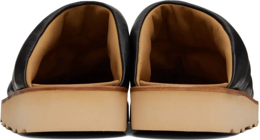 Rhude Black House Slippers