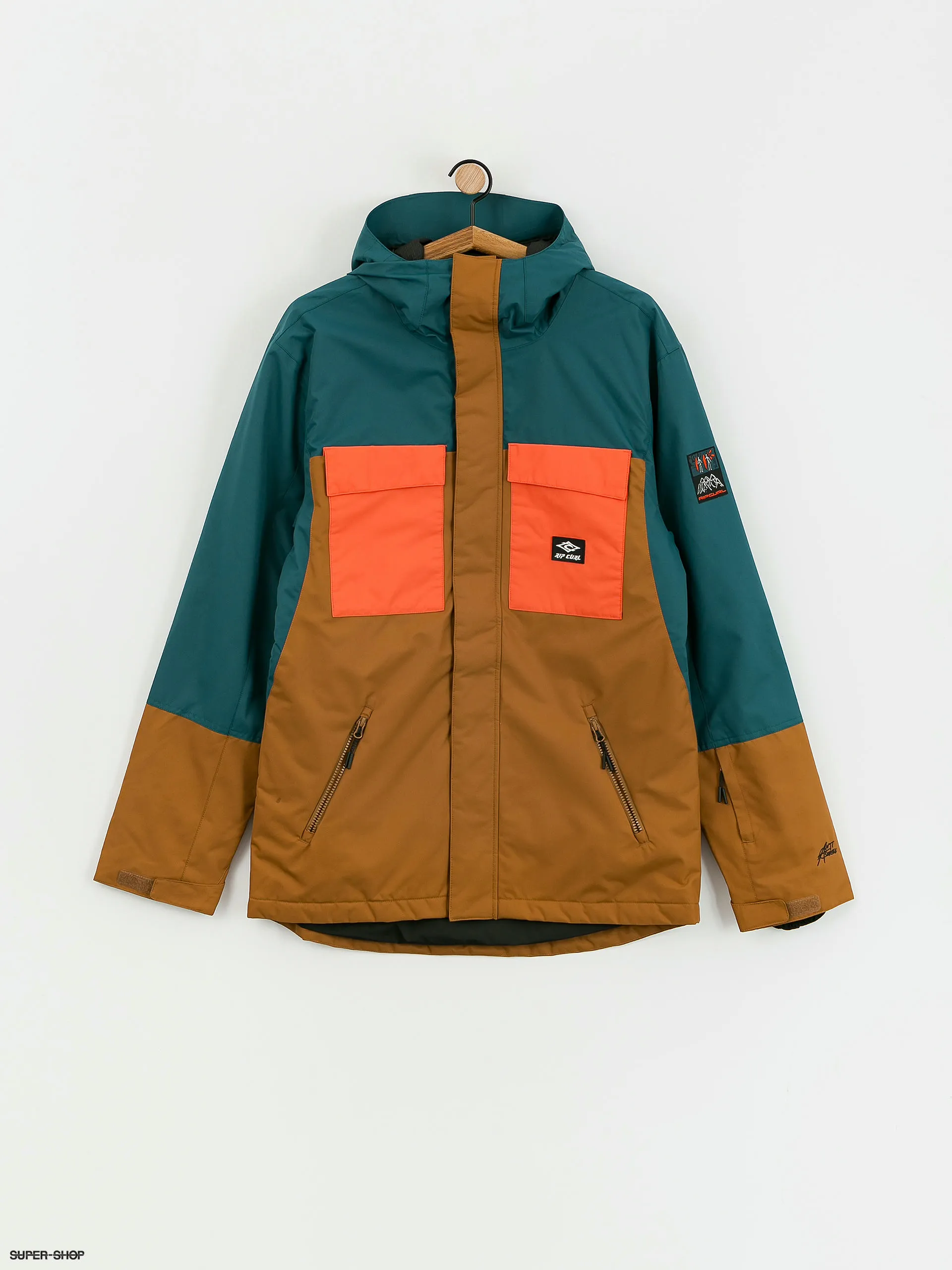 Rip Curl Pinnacle Snowboard jacket (blue green)