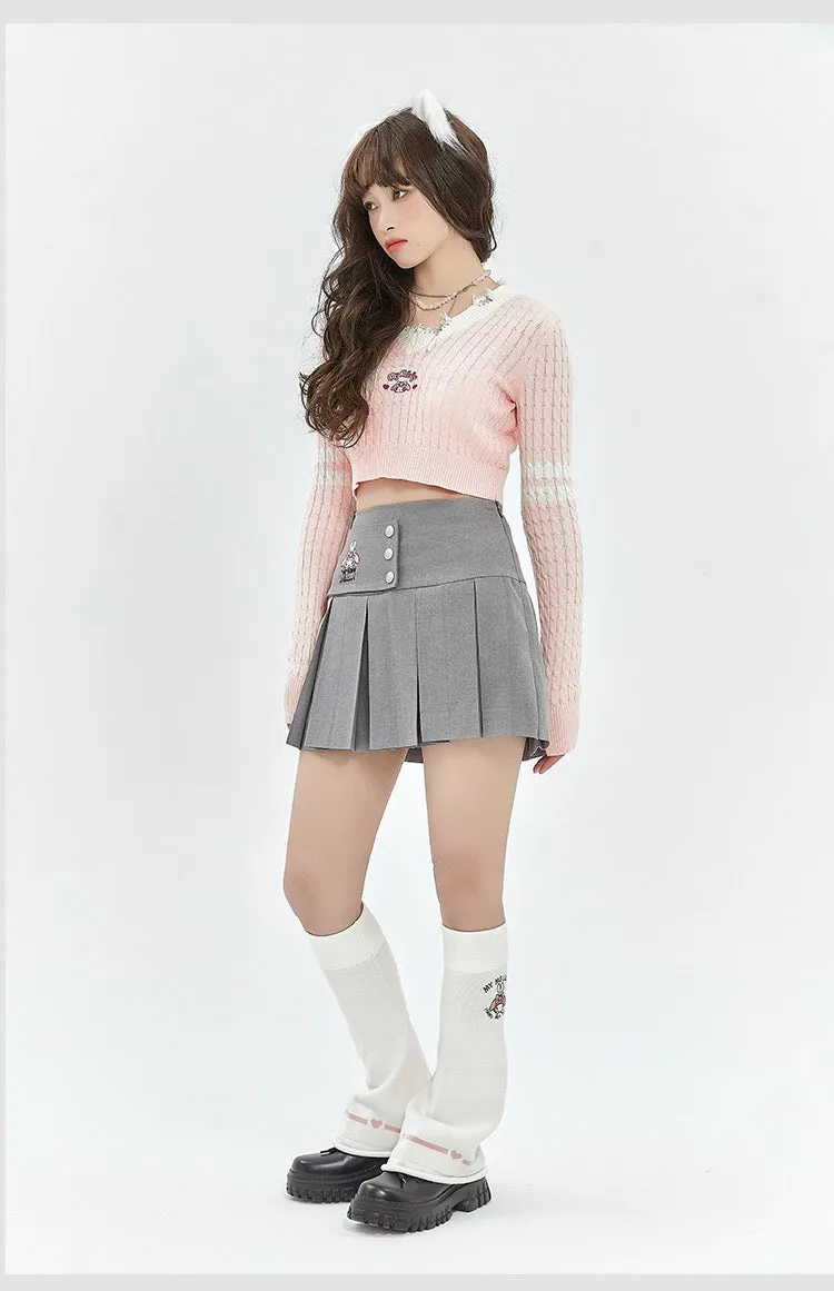 Sanrio 2022SS collaboration crop tops / skirt Cinnamoroll my melody