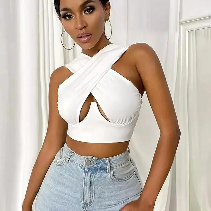 Sexy Cross Crop Top