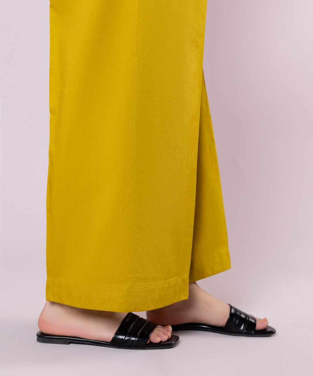 Solid Cotton Viscose Culottes