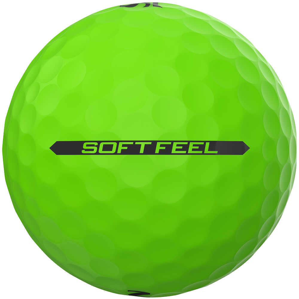 Srixon Soft Feel Brite Matte Color Golf Balls - Sleeve