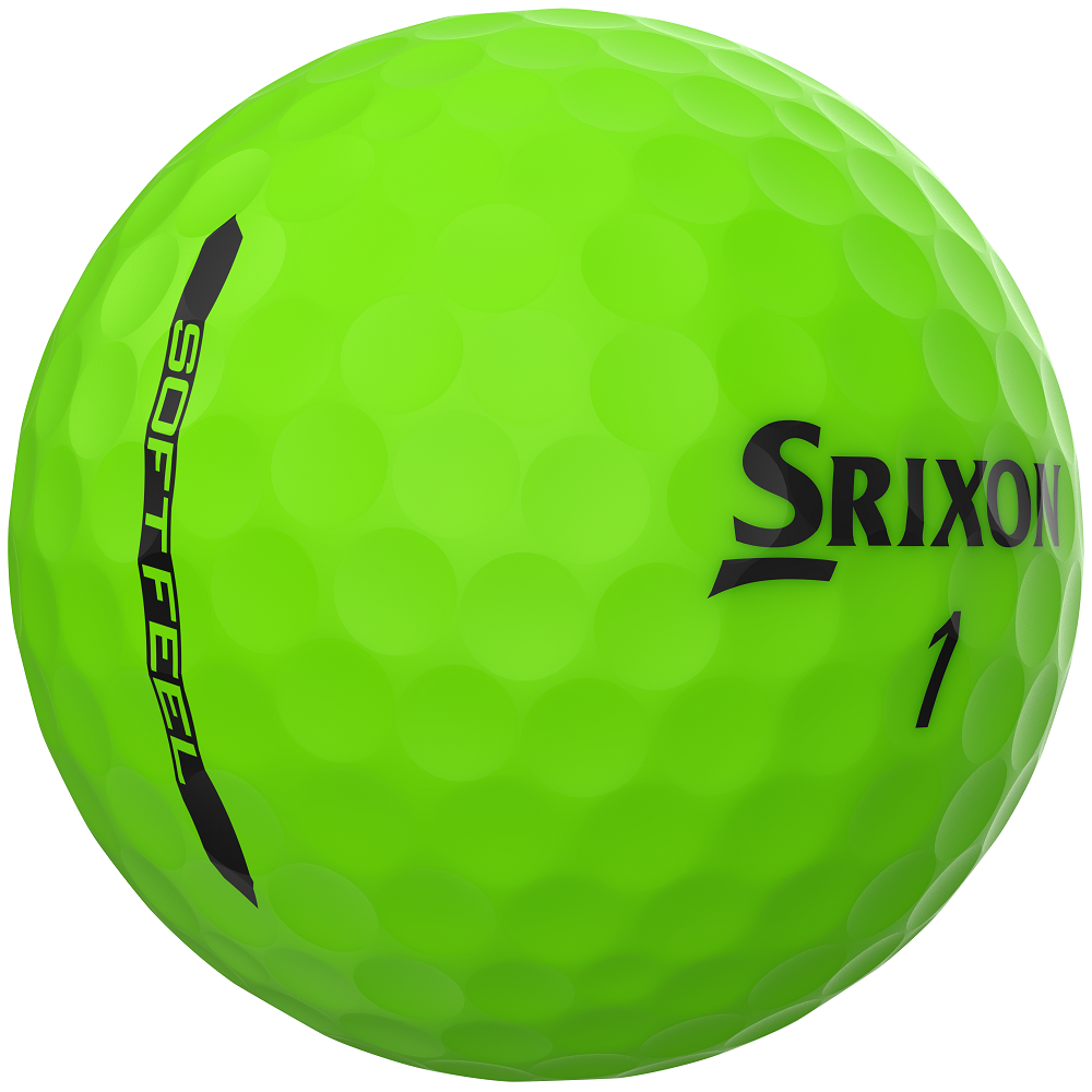 Srixon Soft Feel Brite Matte Color Golf Balls - Sleeve