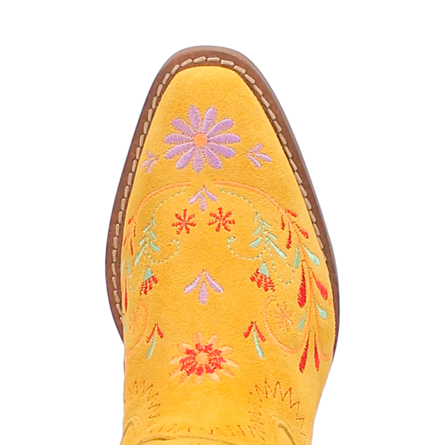 Sugar Bug Yellow Leather Bootie (DS)