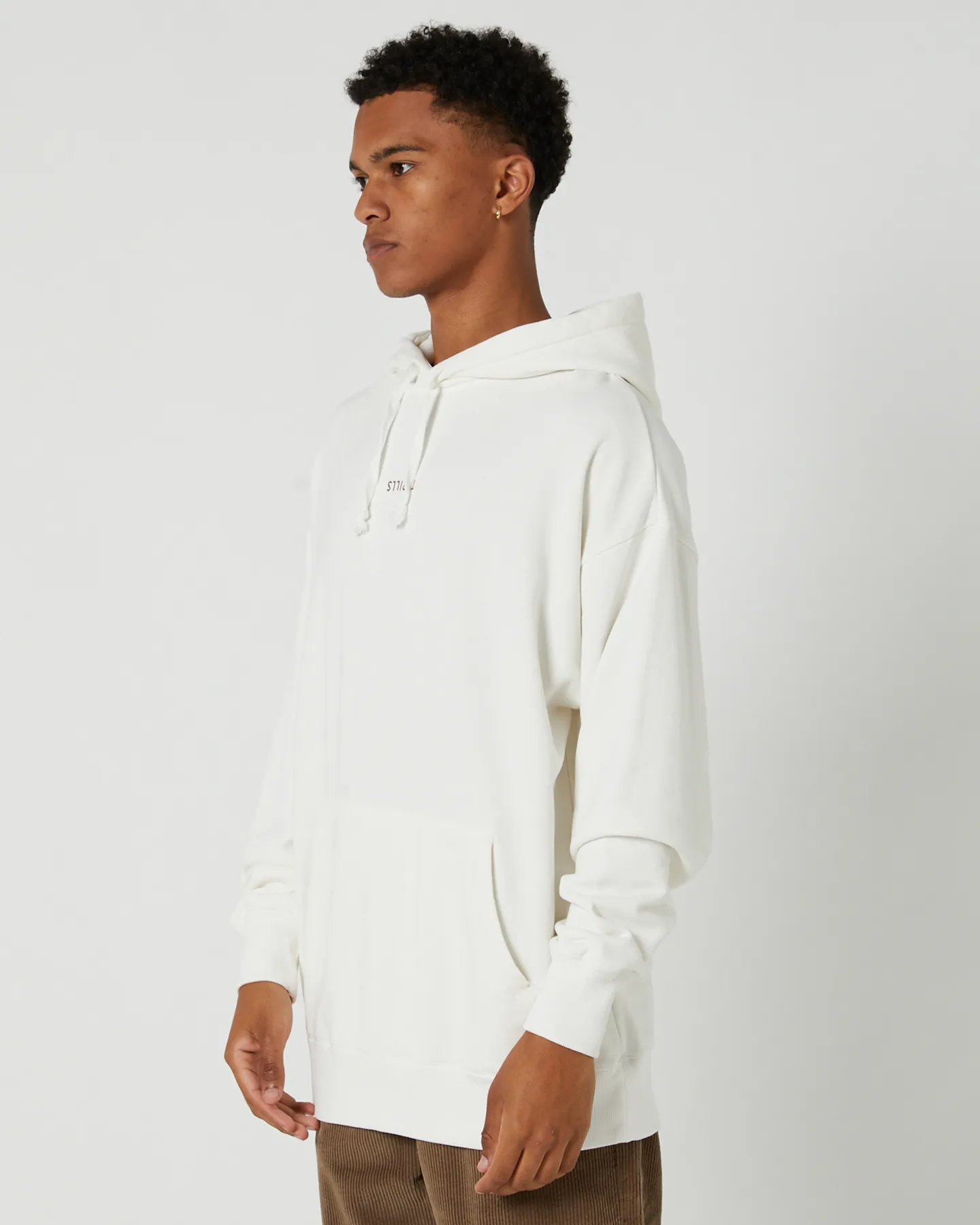 Thrills Minimal Slouch Pull On Hood - Tofu | SurfStitch