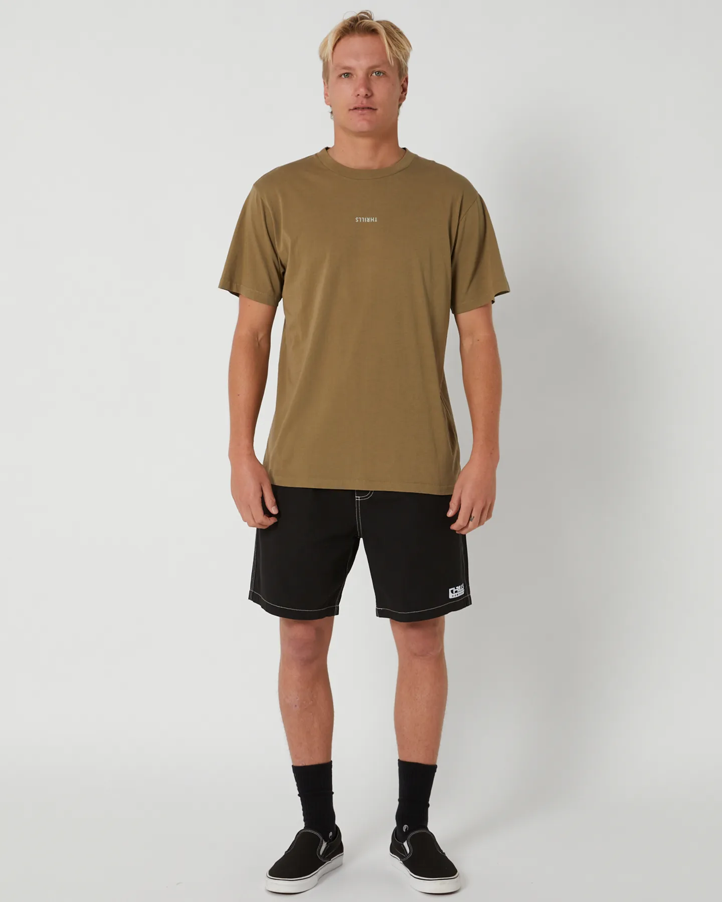 Thrills Minimal Thrills Merch Fit Tee - Aloe | SurfStitch