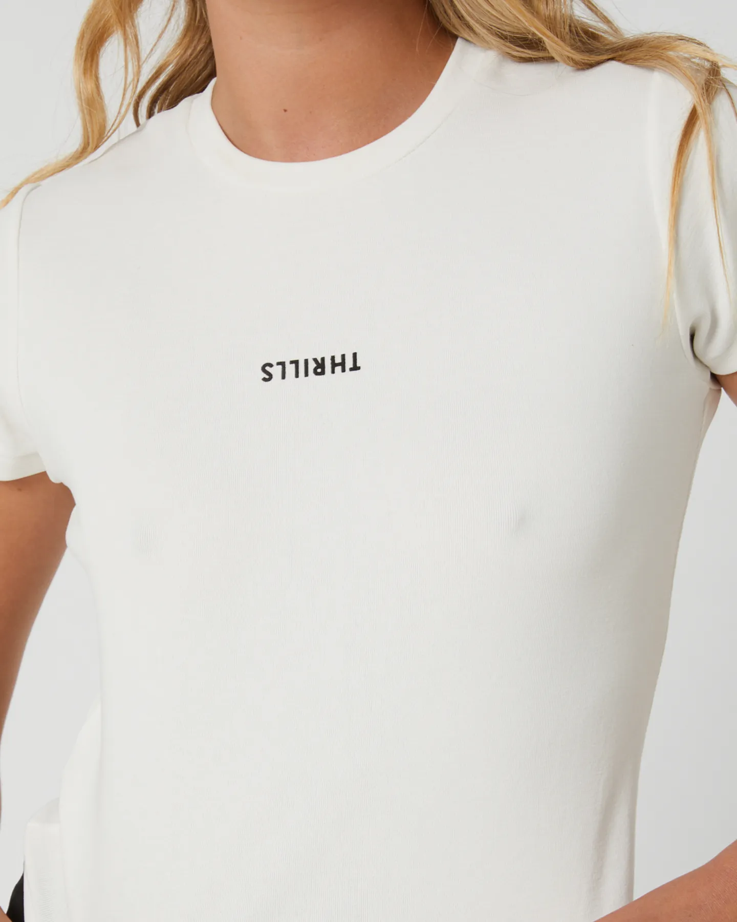 Thrills Minimal Thrills Mini Tee - Tofu | SurfStitch