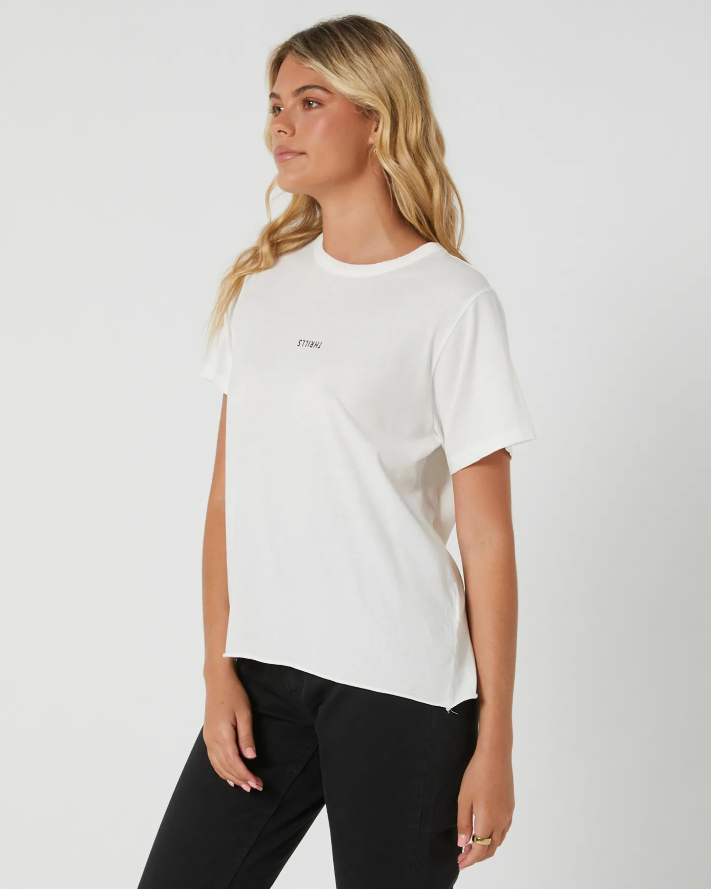 Thrills Minimal Thrills Relaxed Tee - Tofu | SurfStitch