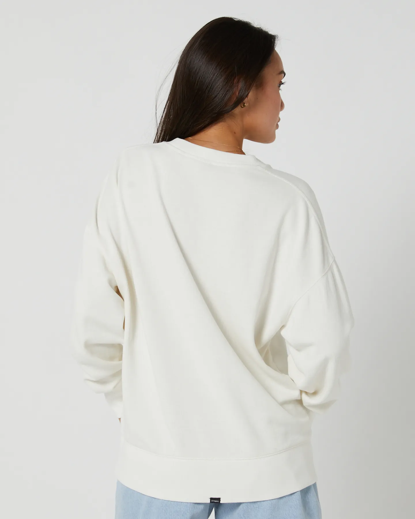 Thrills Minimal Thrills Slouch Crew - Tofu | SurfStitch