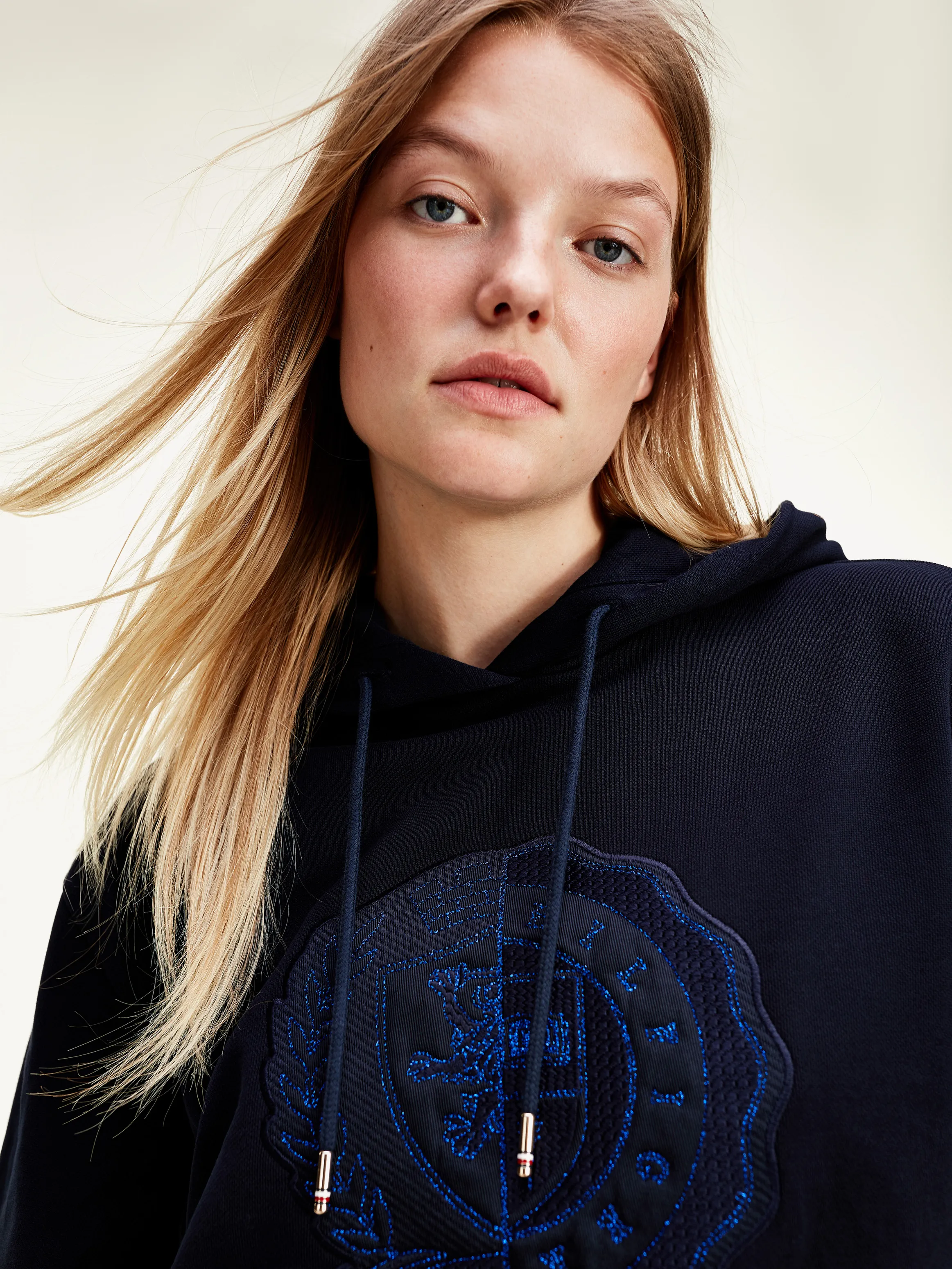 Tommy Icons Shield Embroidery Organic Cotton Hoodie | Sweatshirts & Hoodies | Tommy Hilfiger