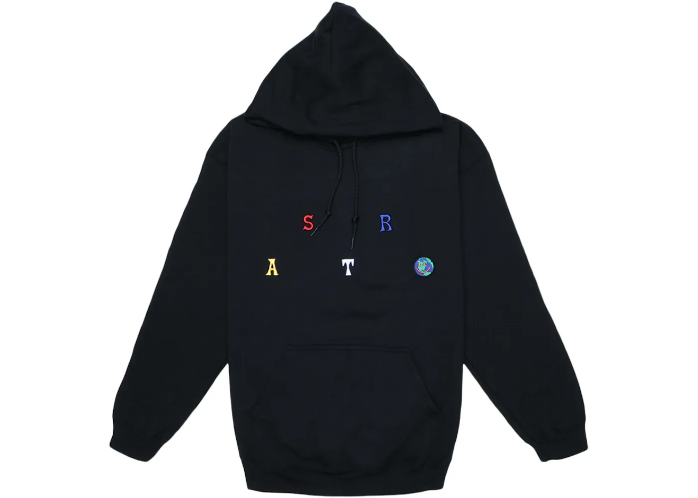 Travis Scott Astroworld Scattered Hoodie Black (Pre-Owned)