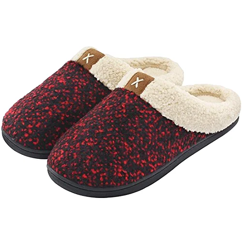 Unisex Cozy Memory Foam House Slippers