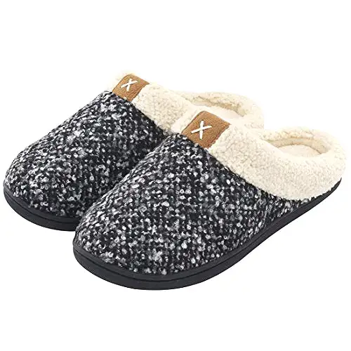 Unisex Cozy Memory Foam House Slippers