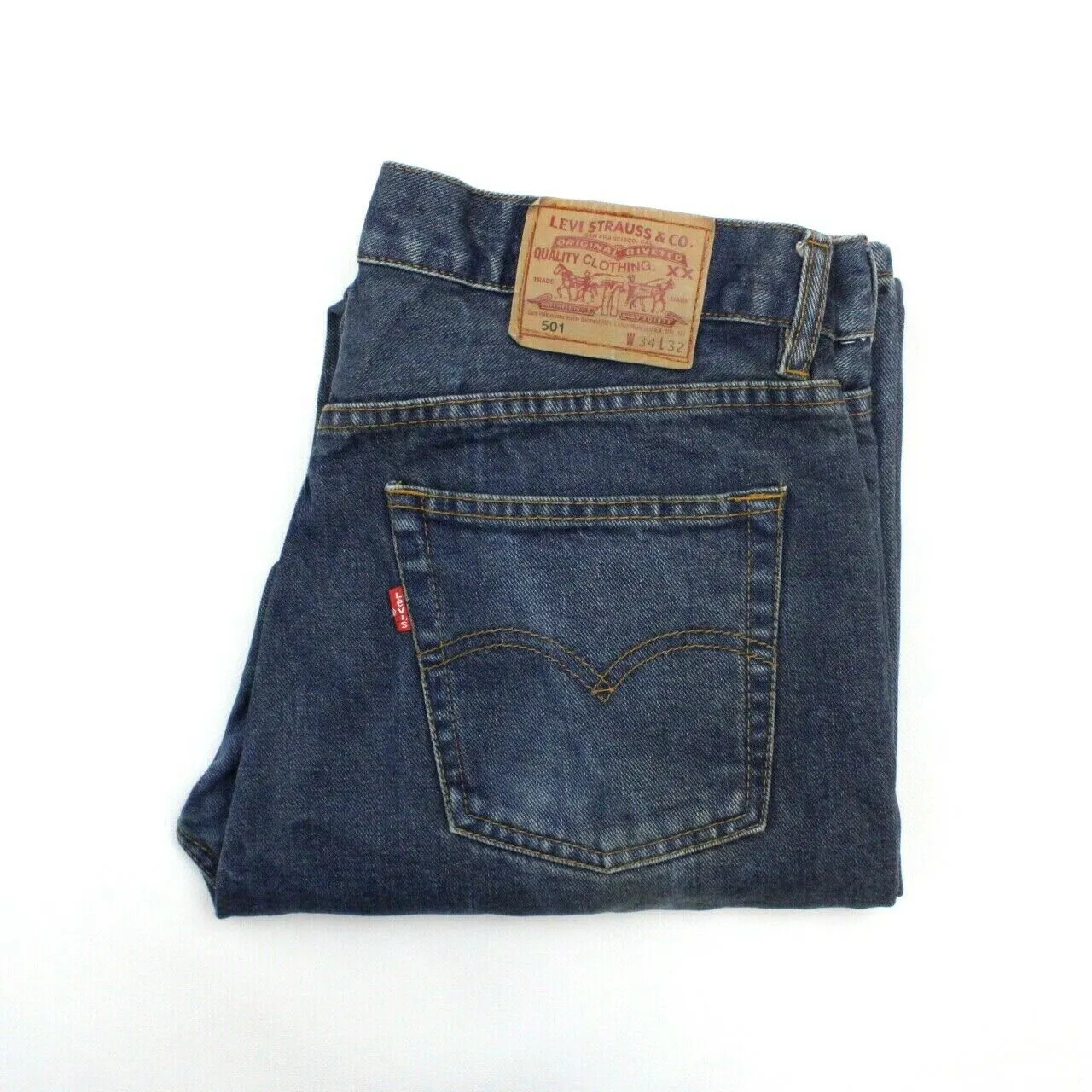 Vintage 90s LEVIS 501 Jeans Blue | W34 L32