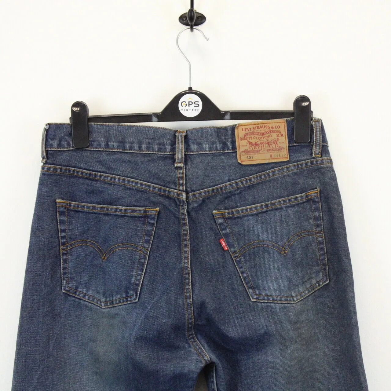 Vintage 90s LEVIS 501 Jeans Blue | W34 L32