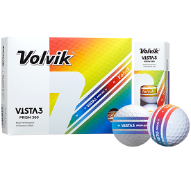 Volvik Vista3 Prism 360 Golf Balls - Sleeve