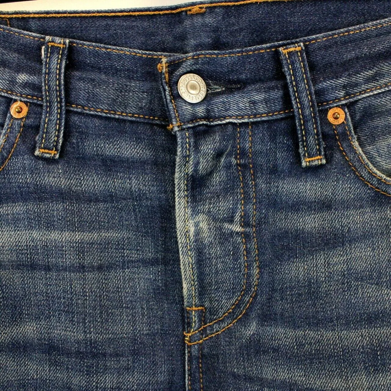 Womens LEVIS 501 Jeans Dark Blue | W32 L32