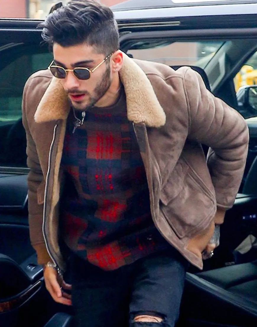 Zayn Malik Bomber Style Faux Fur Jacket | Men's Jacket For Winters 2021